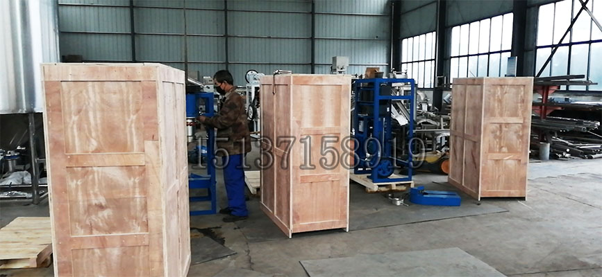 全自動牛筋面機裝箱發貨