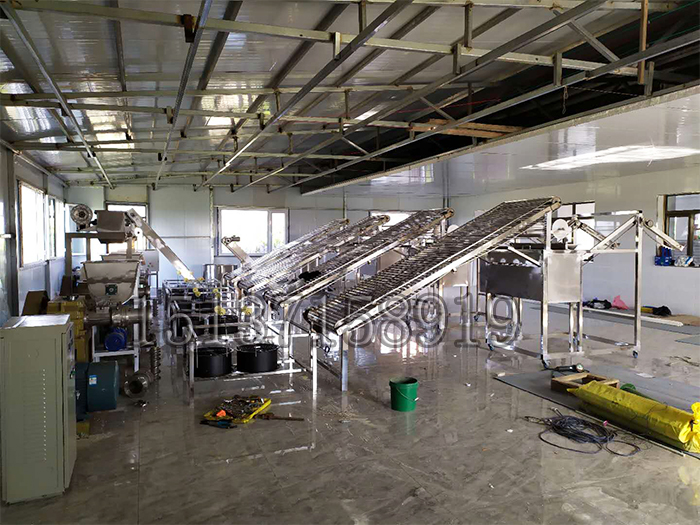 吉林梅河口全自動米線機安裝現場